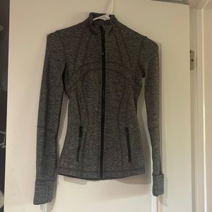 lululemon size 0 gray bbl jacket
